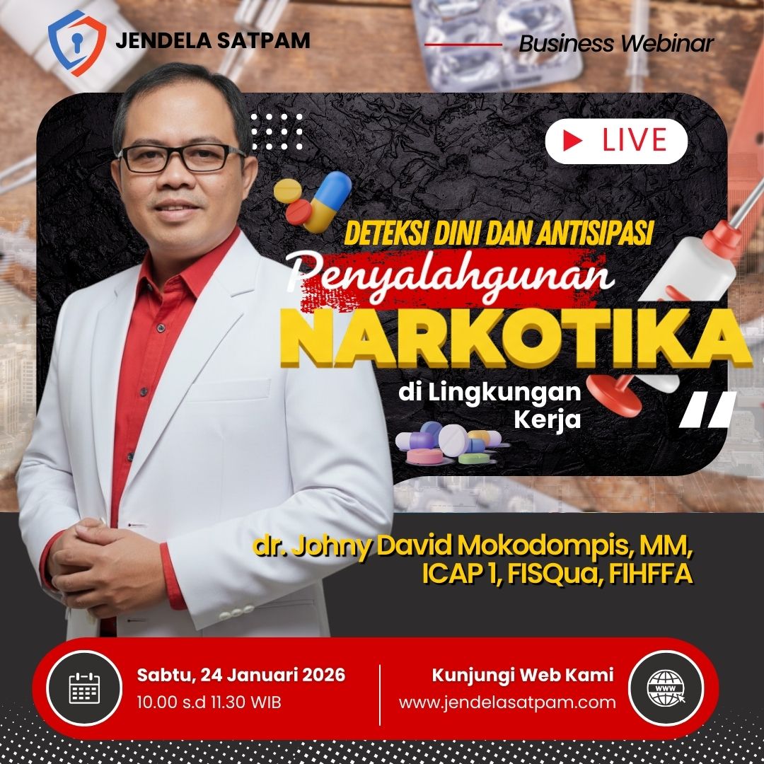 Webinar : Deteksi Dini dan Antisipasi Penyalahgunaan Narkotika di lingkungan kerja
